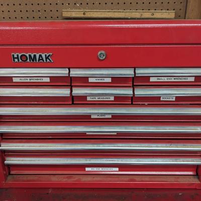 Homak Tool Box And Random Tools