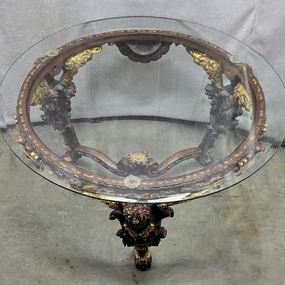 Glass Top Coffee Table (1127)