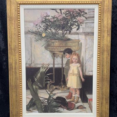 “The Broken Flower Pot” by Jan Verhas Print (1122)