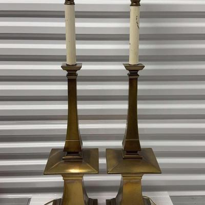 Geometric Brass Table Lamps (1132)