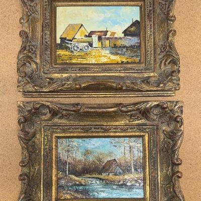 (2) Original Paintings (1127)