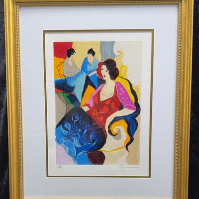 “Five Graces IV” Serigraph by Itzchak Tarkay (1122)
