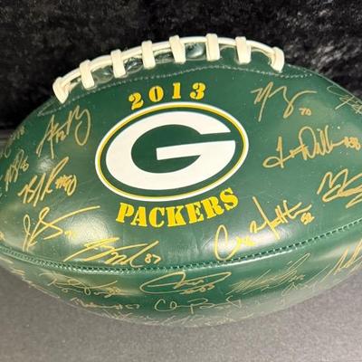 2013 GREEN BAY PACKERS COLLECTOR SERIES AUTOGRAPHED FOOTBALL