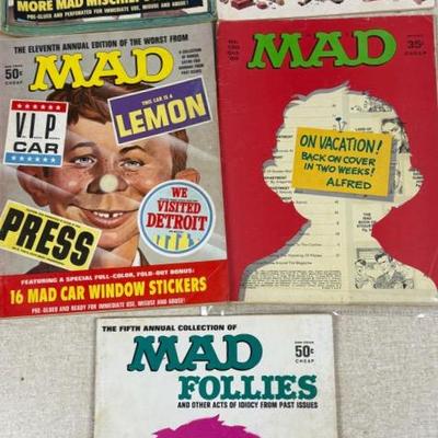 5 MAD Comic Books