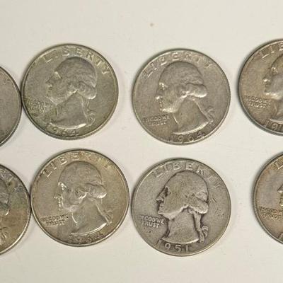 1951, 1954, 1962, 1963, 4 1964 Quarters 