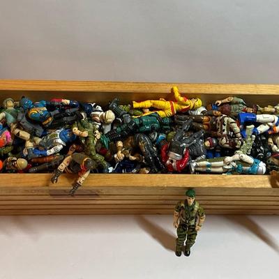 Box Of GI Joe Action Figures