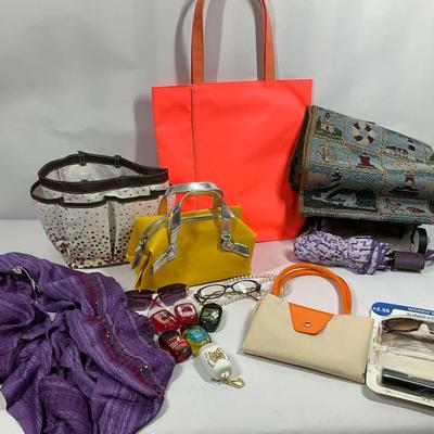 Colorful Accessories & Bags Assortment
