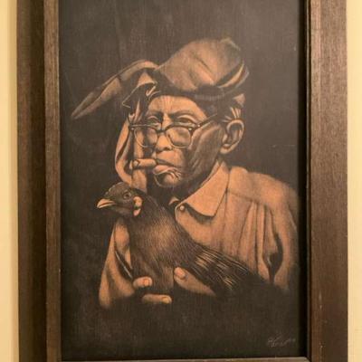 Portrait Possibly By P Sung 