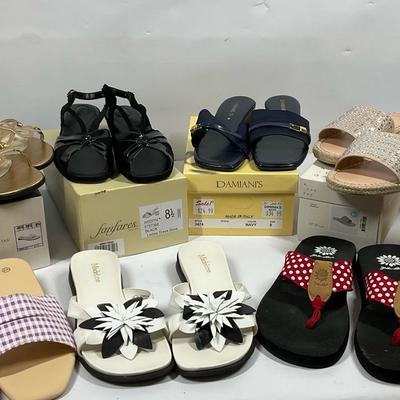 Women’s Slide and Sandal Collection – Sizes 8-8.5 