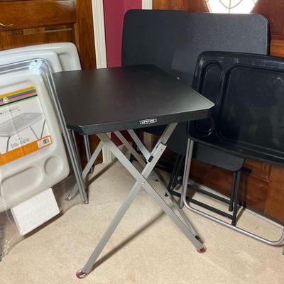 Assorted Folding Tray Tables