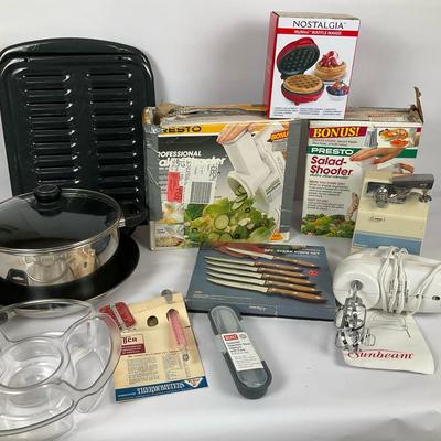 An Assortment of Kitchen Tools and Appliances
