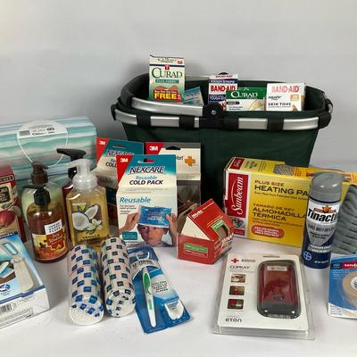 Personal Care & First Aid Essentials Basket