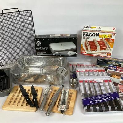 Kitchen and Carving Tools with Knife Sets and Accessories