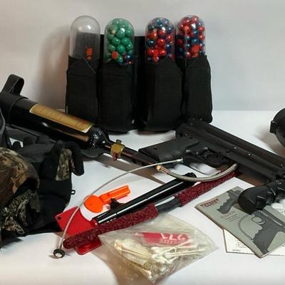 Paintball Gun, Balls And Supplies 