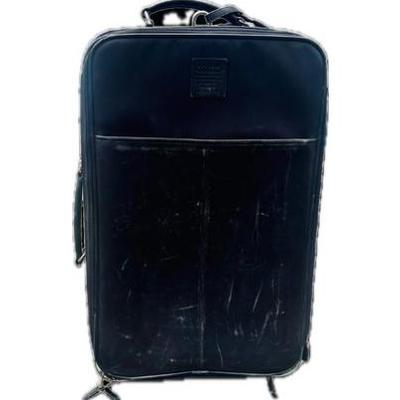 Coach Leather Suitcase