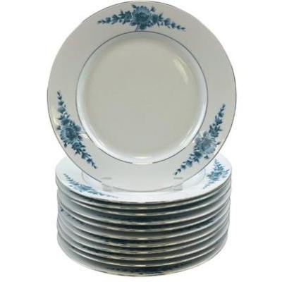 German Eschenbach Danish Blue Dinner Plates (12)
