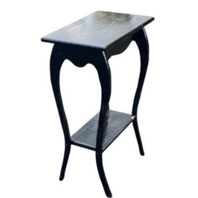 Black Wooden Side Table