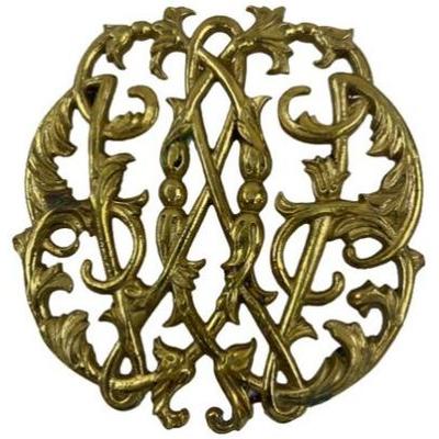 Colonial Williamsburg Brass Trivet C W