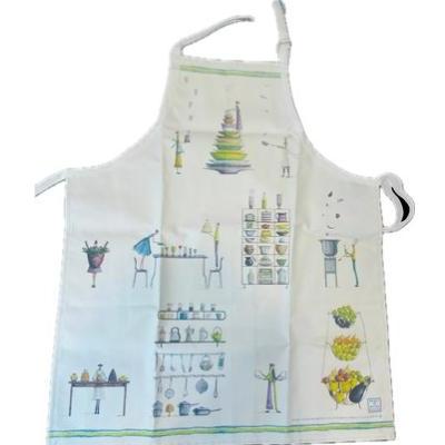 New! Never Used! Apron Illustrated By Mary Claire Smith - Signed "Fiddler's Elbow"