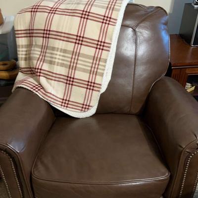 Leather Reclining Armchair