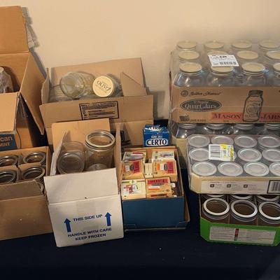 Ball, Kerr & Golden Harvest Canning Jars – Quart & Pint Sizes with Lids