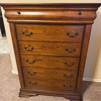 Tall Drawer Wooden Dresser