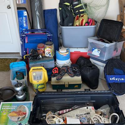 Mystery Lot Of Camping, Fishing And Lake Fun!