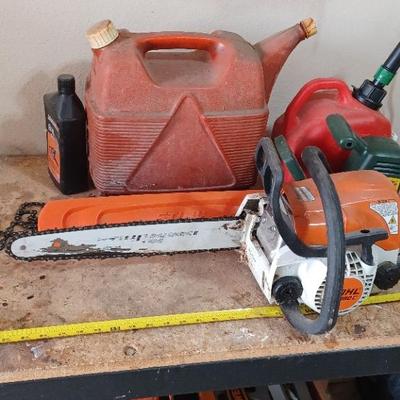 Stihl MS180 chainsaw With Accessories 