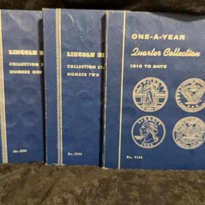 Lincoln Head Cent And Quarter Collection