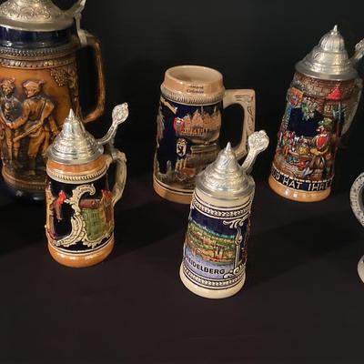 Beers Steins From West Germany Etc