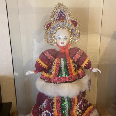 Doll In Glass Case