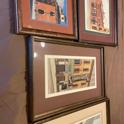Four Framed Pictures 