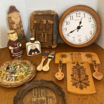 Interesting Decor In Wood Tones