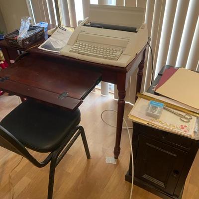 Royal Electric Typewriter, Desk, Chair Supplies And More