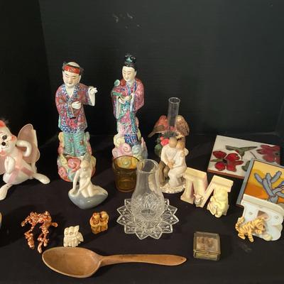 Varied Lot Of Knick Knacks From Different Countries 