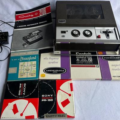 Craig Reel-to-Reel Tape Recorder Model 2106