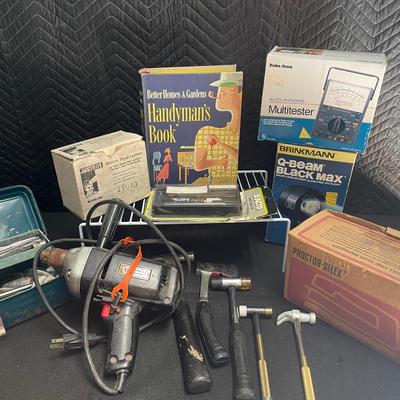 Vintage Handyman’s Book & Tools