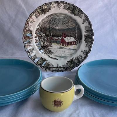 Vintage Johnson Bros Friendly Village Plate & Others 