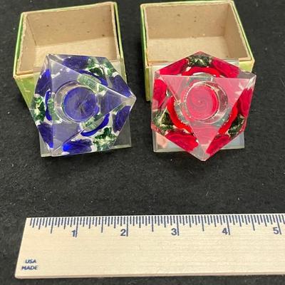 Vintage Bircraft Lucite Roses