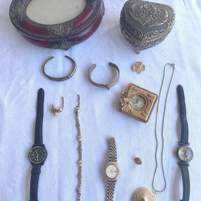 Vintage Costume Jewelry, Watches & Cases 