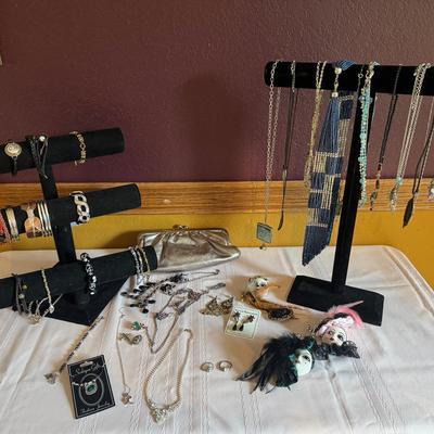 Vintage Costume Jewelry & Bag