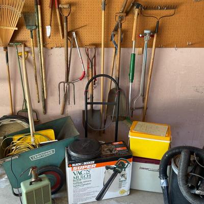 Garage Tools w/ New Vac ‘N’ Mulch & More
