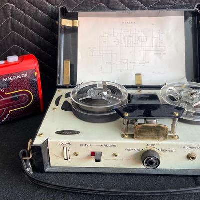 Magnavox Cassette Player & Mayfair Tape Recorder