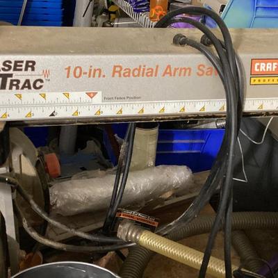 Craftsman laser trac radial arm saw 1)