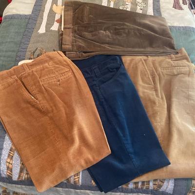 Corduroy Trousers by Vance Edwards Ltd. and Levi’s