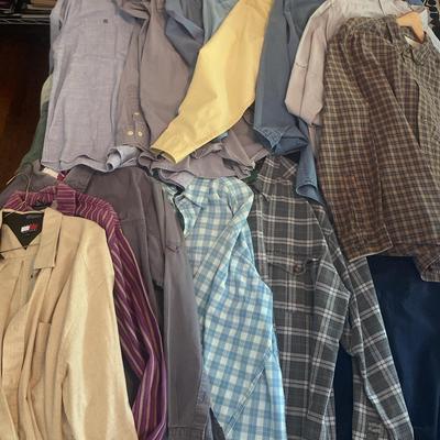 Men’s Branded Shirts Sizes L and XL, Various Styles and Sizes