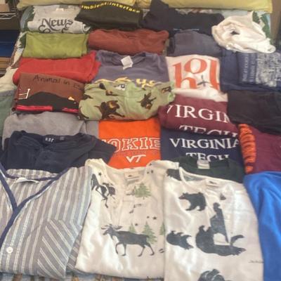Branded and Themed Clothing Items, Various Sizes
