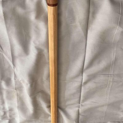 Wooden Cane with Hand-Carved Animal Head Handle