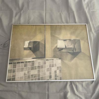 Robert Bechtle ‘Towel Dispenser’ 1969 Color Lithograph