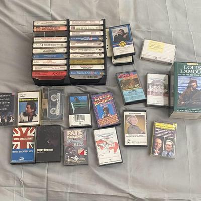 Cassette Tapes Featuring Classical Music, Audiobooks, and Popular Artists